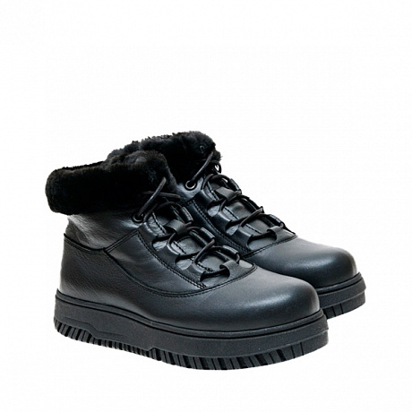 Полусапоги Orto-Care с мехом женские FW-56-25-22/2KM черные. Изображение 2 из 4