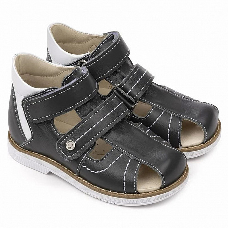 Сандали Тапибу для мальчиков FT-26033.20-OL12O.01 серые. Изображение 3 из 3