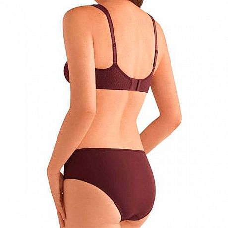 Бюстгальтер без косточек Amoena для фиксации экзопротеза Mona 44427 темный бургунд. Изображение 2 из 2