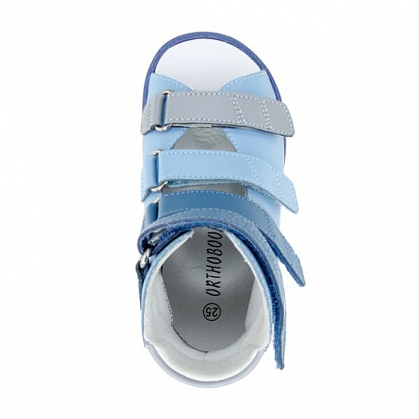Сандали ортопедические Ортобум для мальчиков 81057-01 голубой/синий. Изображение 4 из 4