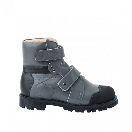 Ботинки ортопедические Твики утепленные для мальчиков TW-511-16 серый/черный. Изображение 2 из 4