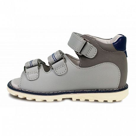 Сандали ортопедические Сурсил-Орто для мальчиков 55-421 серый/синий. Изображение 2 из 2