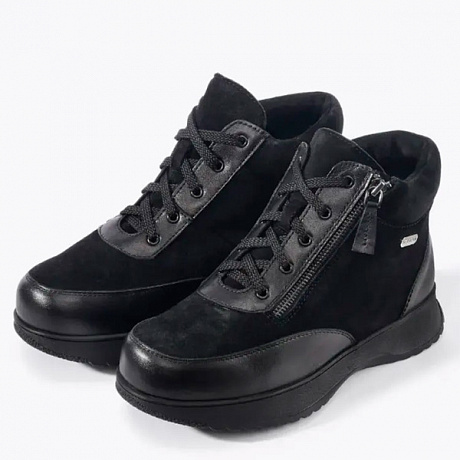 Полусапоги Dr. Spektor с шерстью женские 4313-53C-0 черные. Изображение 2 из 6