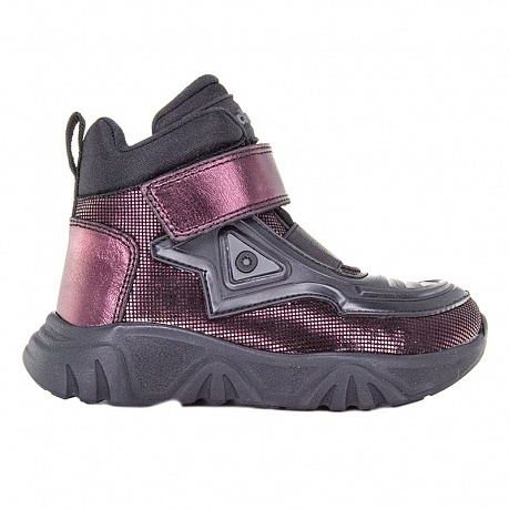 Ботинки ортопедические Ортобум утепленные для девочек 82123-21 бордовые. Изображение 2 из 4