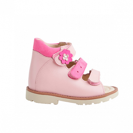 Сандали ортопедические Мега Ортопедик для девочек 004 29 24-04 розовые. Изображение 2 из 4