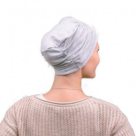 Убор головной Golova Диана серый меланж. Изображение 2 из 2