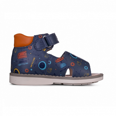 Сандалии Bottilini для мальчиков SO-248(24) джинсовые с роботами. Изображение 4 из 4