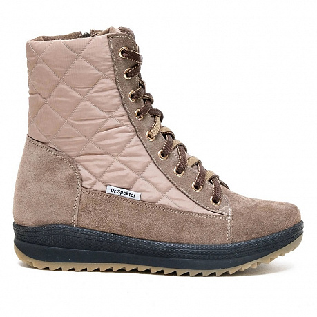 Полусапоги Dr. Spektor с шерстью женские Ш0418-В/ПЛ бежевые. Изображение 7 из 7
