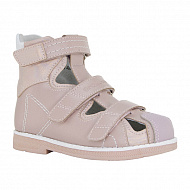 Сандали ортопедические Ортобум для девочек 81057-02 пыльно-розовые.