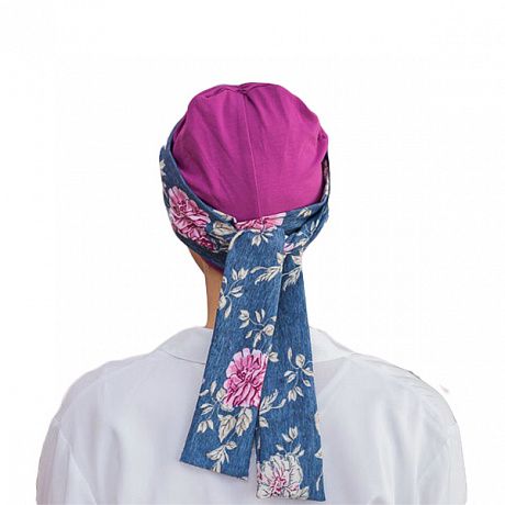 Убор головной Golova Осам сливовый-синий. Изображение 2 из 2