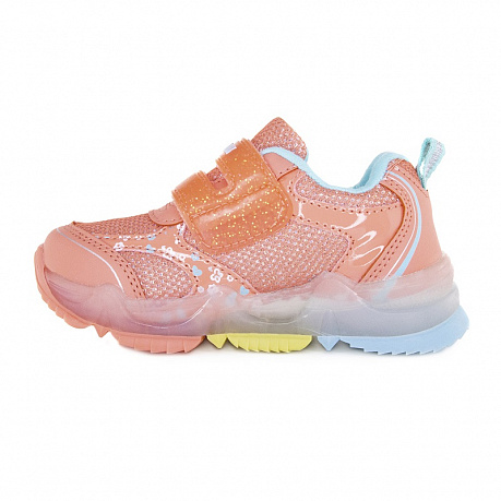 Кроссовки ортопедические Ортобум для девочек 33223-21 персиковые. Изображение 2 из 5