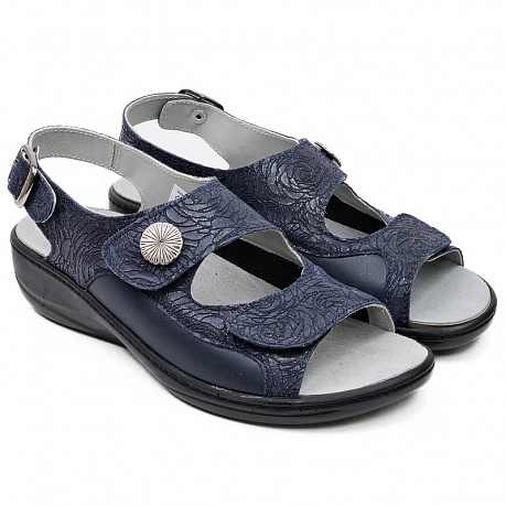 Сандалии Mubb женские 945S-22 темно-синие. Изображение 3 из 8