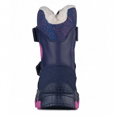 Ботинки Bottilini с шерстью для девочек BL-300(42) фиолетовый/розовый. Изображение 3 из 6