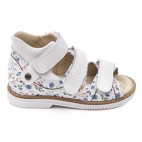 Сандали Тапибу для девочек FT-26028.20-OL03О.01 хобби/белый. Изображение 2 из 3