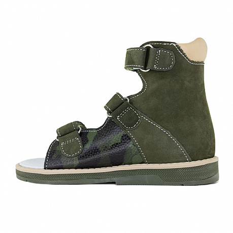 Сандали ортопедические Ортобум для мальчиков 71597-33 болотный/милитари. Изображение 2 из 2