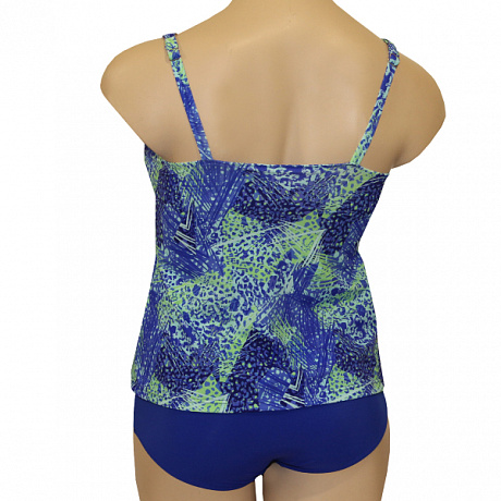 Комплект купальный Valeria для фиксации экзопротеза К0881 П203 синий с лаймом. Изображение 2 из 3