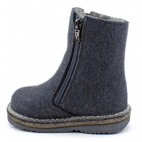 Унтоваленки Фома шерсть для мальчиков 23483 серые. Изображение 4 из 5