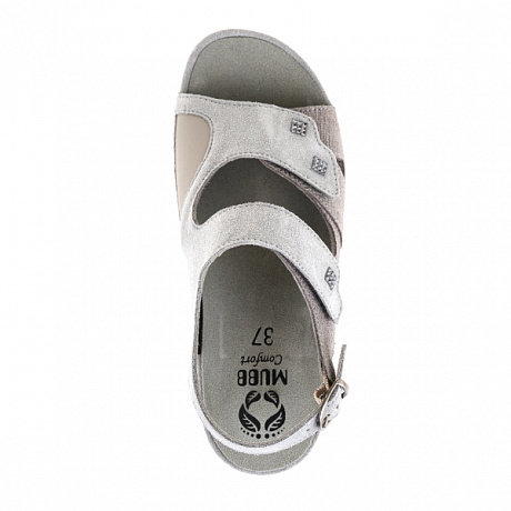 Сандали Mubb женские 766-18-5 белый-бежевый. Изображение 3 из 5