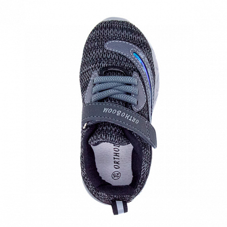 Кроссовки ортопедические Ортобум для мальчиков 30247-14 графит. Изображение 4 из 6