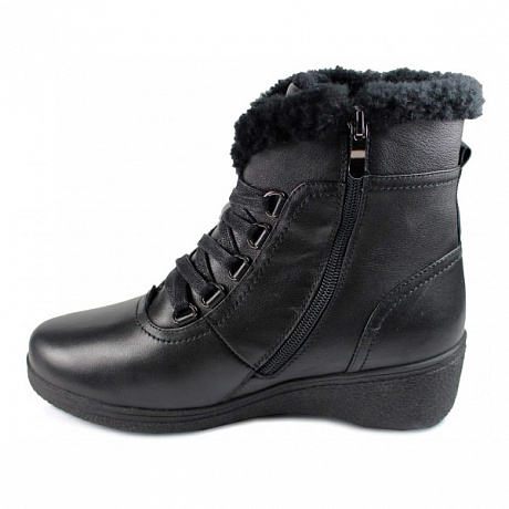 Полусапоги ортопедические Сурсил-Орто с мехом женские 170504 черные. Изображение 2 из 2