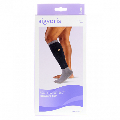 Бандаж компрессионный Sigvaris Wrap нерастяжимый регулируемый Compreflex Standard Calf для голени нормал. Изображение 2 из 3
