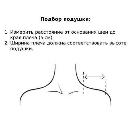 Подушка ортопедическая Экотен с эффектом памяти Lum F-503 CO-06 52х35 см. Изображение 3 из 3