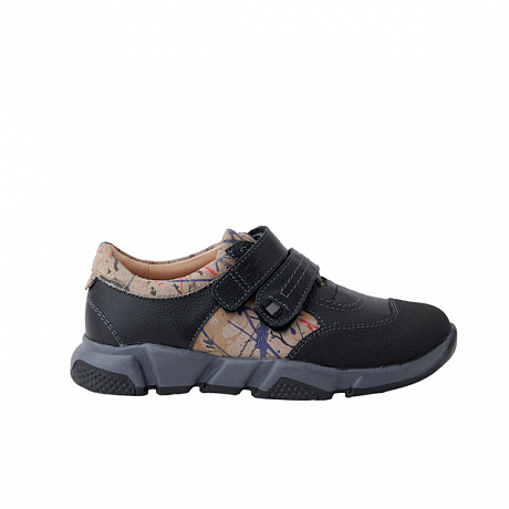 Кроссовки ортопедические Твики для мальчиков TW-445-3 черный/серый принт. Изображение 2 из 4