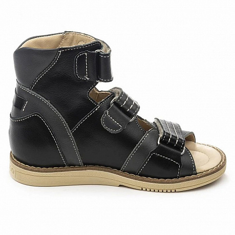 Сандали Тапибу для мальчиков FT-26016.19-SL12O.01 василек/черный. Изображение 3 из 5