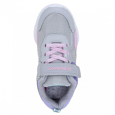 Кроссовки ортопедические Ортобум для девочек 33223-26 платиновые. Изображение 3 из 6