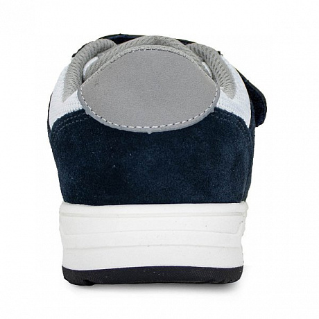 Кроссовки ортопедические Ортобум для мальчиков 33054-03 синий бархат с белым. Изображение 5 из 6