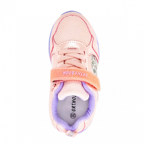 Кроссовки ортопедические Ортобум для девочек 30223-06 персиковые. Изображение 4 из 5