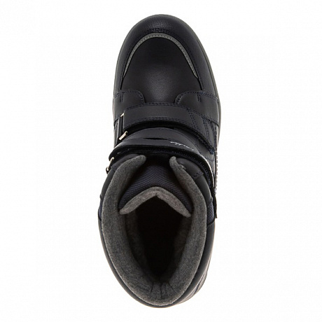 Ботинки ортопедические Сурсил-Орто с шерстью для мальчиков A35-100-2 черный/темно-синие. Изображение 3 из 4