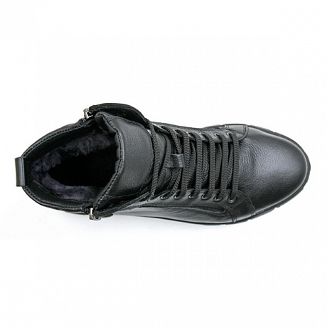 Ботинки ортопедические Ортомода утепленные с мехом мужские 92453-Х-201 черные. Изображение 5 из 5