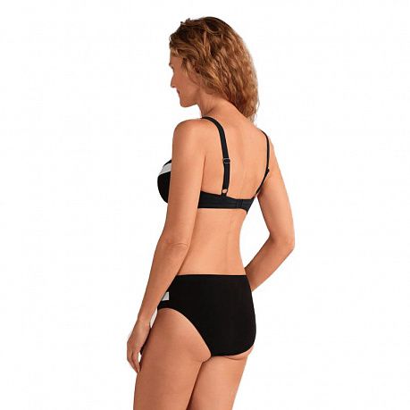 Купальник-топ Amoena Paros SB Top 71010 песочный/черный/белый. Изображение 2 из 2