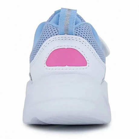 Кроссовки ортопедические Ортобум для девочек 32223-21 белый/васильковый со светодиодами. Изображение 5 из 5