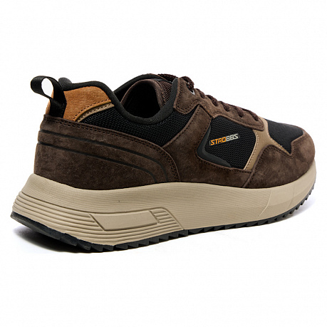 Кроссовки Strobbs мужские C3642-17 коричневые. Изображение 2 из 9