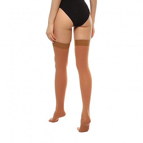 Чулки компрессионные Tonus Elast 1 класс компрессии открытый носок 0403 LUX рост 170-182 см. Изображение 2 из 2