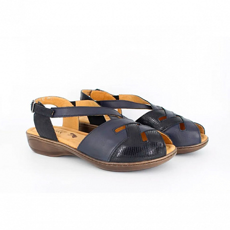 Сандали Аксель женские 2216 синие. Изображение 3 из 4