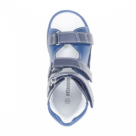 Сандали ортопедические Ортобум для мальчиков 71597-33 темно-синий ультрамарин. Изображение 4 из 4
