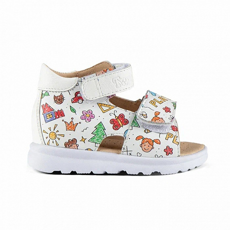 Сандалии ортопедические Твики для девочек TW-190-3 белые. Изображение 4 из 5