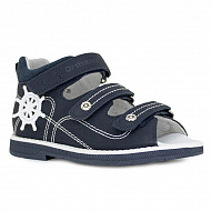 Сандали ортопедические Ортобум для мальчиков 27057-01 морские.