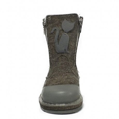 Унтоваленки Фома шерсть для девочек 33635 серые. Изображение 2 из 2