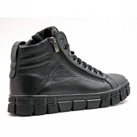 Ботинки ортопедические Ортомода утепленные с мехом мужские 92453-Х-201 черные. Изображение 2 из 5