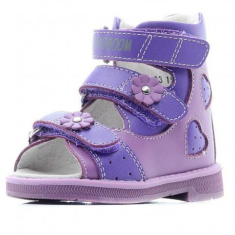 Сандали ортопедические Ортобум для девочек 71597-33 фиолетовый. Изображение 2 из 2