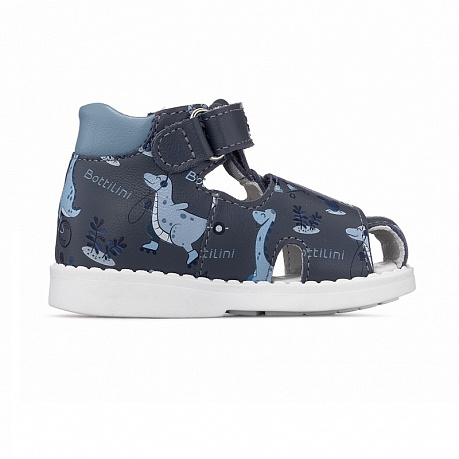 Сандалии Bottilini для мальчиков SO-247(59) синие с динозаврами. Изображение 4 из 4