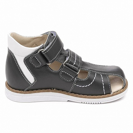 Сандали Тапибу для мальчиков FT-26033.20-OL12O.01 серые. Изображение 2 из 3