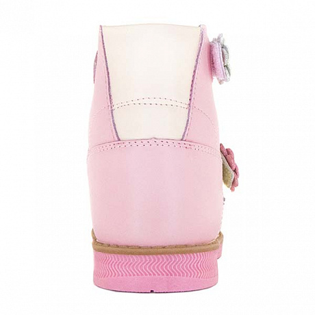 Сандали ортопедические Ортобум для девочек 71587-33 пастельный розовый/цветы. Изображение 3 из 6