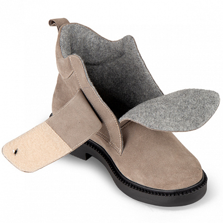 Полусапоги ортопедические Dr Thomas утепленные женские DTD-560-2 бежевые. Изображение 6 из 7