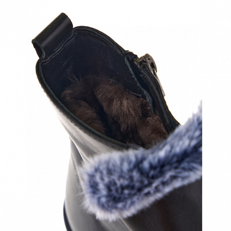 Полусапоги Ricoss с мехом женские 811601/59 черные. Изображение 5 из 5