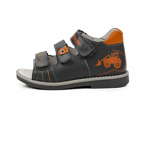 Сандалии Bottilini для мальчиков SO-312(3) серые. Изображение 2 из 4